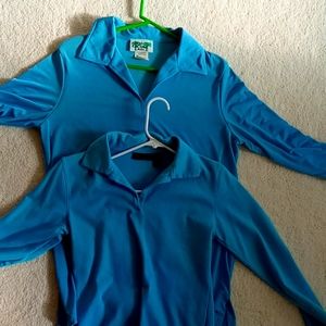 Matching SAME COLOR, SM &LG very close same blue turquoise.